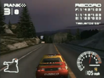 Ridge Racer Type 4 on PS1